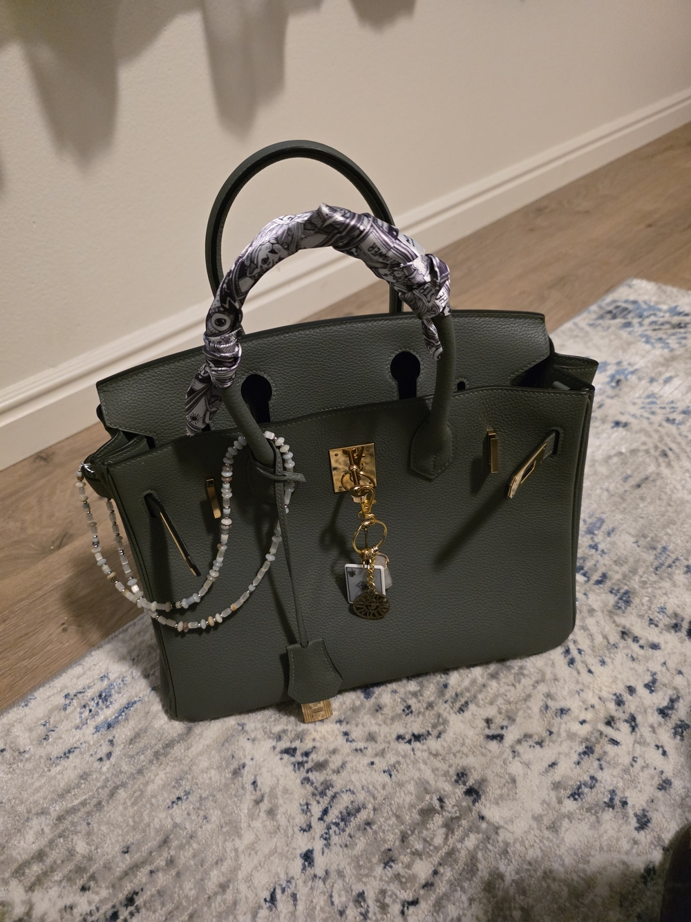 Handcrafted Birkin Bag.
